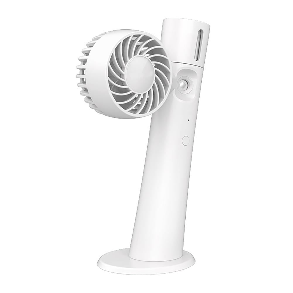 Lowestbest Portable Fan, White Three-in-One Handheld Fan with Spray and Colorful Lights, CLEARANCE SALE!