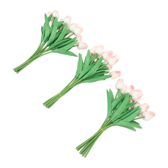 Tulipanes Falsos 30 Piezas De Flores Artificiales Simulación Innovadora