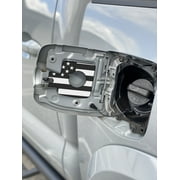 Gas Cap Holder - Compatible with 2016-2021 Tacoma - 1 Piece Kit in Black/White American Flag