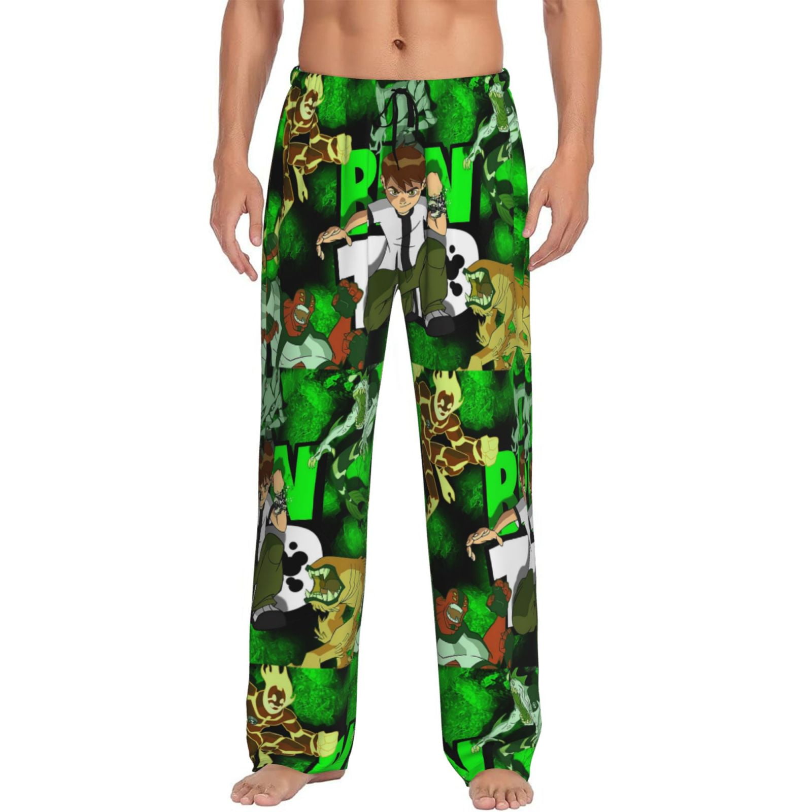 Ben 10 Pajama Pants Drawstring Elastic Waistband Loungewear Comfy