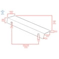 thumbnail image 2 of CKP #3306 Visions Collection 6 in. (152mm) Back Mount Finger Edge Pull, Polished Chrome, 2 of 5