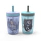 thumbnail image 1 of Zak Designs Disney Frozen II Movie Kelso Juego de vasos, tapa de rosca a prueba de fugas con pajita, hecho de plástico duradero y silicona, paquete perfecto para niños (Frozen 2 Olaf, 15 oz, sin BPA,, 1 of 5
