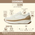 thumbnail image 2 of Cushionaire Score Platform Sneakers for Women, Lightweight Tennis Shoes with Adjustable Laces and Memory Foam, Wide Widths Available, 2 of 16