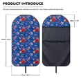 thumbnail image 7 of KUIFORTI Waterproof Car Seat Cover Towel, 250th USA Patriotic Print Front Seat Protector, Sweat Protection for Gym Running Beach, Universal Fit for Cars SUVs Trucks, Easy Install, 7 of 7
