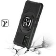 thumbnail image 2 of For BLU View 5 Pro Hybrid Dual Layer with 360° Rotate Magnetic Ring Stand Holder Kickstand TPU Rugged PC Shockproof Cover ,Xpm Phone Case [ Black ], 2 of 10