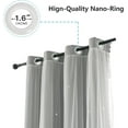 thumbnail image 5 of Lapalife Stars Blackout Curtains for Girls Bedroom, Double Layer Star Cut Out Curtains Nursery Home Decor, 1 Panel, Gray, 51''x 84'', 5 of 7