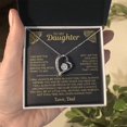 thumbnail image 5 of Leander I am the Dad who will love and protect you with all that I have Necklace for Daughter from Dad u2013 Meaningful Gift for Birthday, Graduation, or Special Occasions, 5 of 6