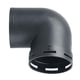 thumbnail image 3 of Calentador de coche Tubo de conducción de aire caliente Tubo de salida de codo Calentador de conector de ángulo 60 mm Sharpla Conector de curva, 3 of 8