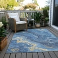thumbnail image 6 of Addison Rugs Chantille Indoor/Outdoor Transitional Abstract Blue Washable Rectangle Rug, 9' x 12', 6 of 6