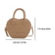 thumbnail image 2 of Bolso Hombro Bandolera Forma Manzana Patrón Piedra Cuero PU para Mujer, 2 of 6