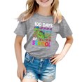 thumbnail image 1 of Back To School Printed Summer Top With Three Quarter Sleeves For Kids Light Shirts for Kids, 1 of 4