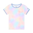thumbnail image 2 of Champion Girls All-Over Print Ringer Tee - Pastel Multi - Size Large, 2 of 4
