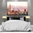 thumbnail image 3 of New York City Wall Art NYC Manhattan Skyline Picture Empire State Scene Wrapped Canvas Art For Bedroom Livingroom Decoration Print Ready to Hang, 3 of 6