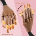 thumbnail image 4 of Practice Hand for Acrylic Nails - Flexible Fake Hand for Nail Practice - Realistic Movable Nail Practice Hand - Mannequin Hand For Nails For Beginners Nail Art, 4 of 13