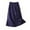 151#Navy, variant on Summer Cotton Linen Skirts for Women Elastic Waist Buttoned A Line Midi Skirt Boho Beach Skirt Black 2XL