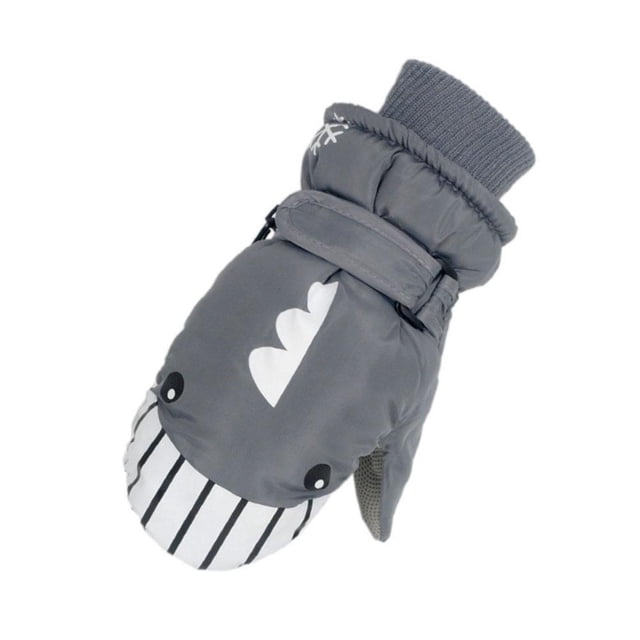 Guantes De Esquí Para Niños Manoplas Guantes De Nieve Impermeables Y Resistentes Al Viento Manoplas Impresas Con Dibujos Animados Guantes Cálidos De Invierno Cateissary AP007909-02
