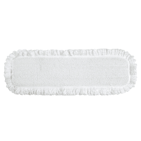 Quick Shine Clean   Dust Pad | Thick White Microfiber Pad ideal for Dry Dusting and Floor Cleaning | Reusble, Washable & Safe for All Hard Surface Floors