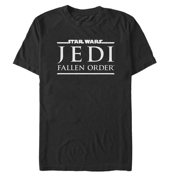 Men's Star Wars Jedi: Fallen Order Classic Logo Graphic Tee Black Large