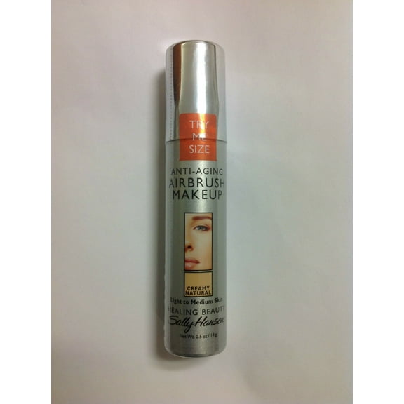 Trial Size Sally Hansen Airbrush Makeup Foundation CREAMY NATURAL NEW.