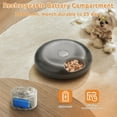 thumbnail image 5 of iPettie  Donuts Frost 6 Meal Cordless Automatic Pet Feeder, Dry & Wet Food Automatic Cat Feeder with Two Ice Packs Black, 5 of 5