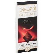 Lindt Excellence Dark Chocolate Chili Bar3.5oz Pack of 2