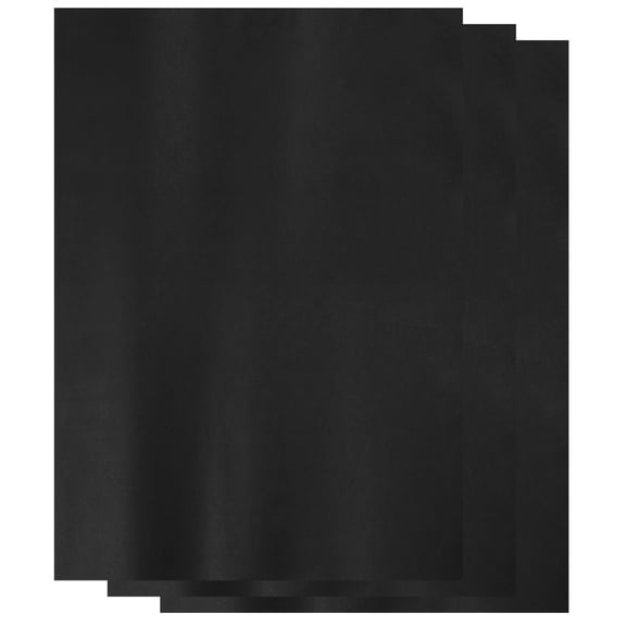 Raindrops Black Wrapping Paper 20 Sheets for Crafts, Flower Bouquet Wraps, Packaging, and All Occasion Present Wrap