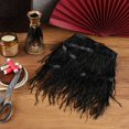 thumbnail image 4 of Solador con forma de plumas, avestruz negro, 4-5 cm y 2 m, para coser tú mismo, 4 of 7