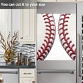 thumbnail image 5 of Coolnut Baseball Stripes Dishwasher Door Cover Reusable Trimmable Kitchen Fridge Front Decal Magnetic Home Refrigerator Magnet Decal Panels 20"Wx26"H Home Decor, 5 of 5