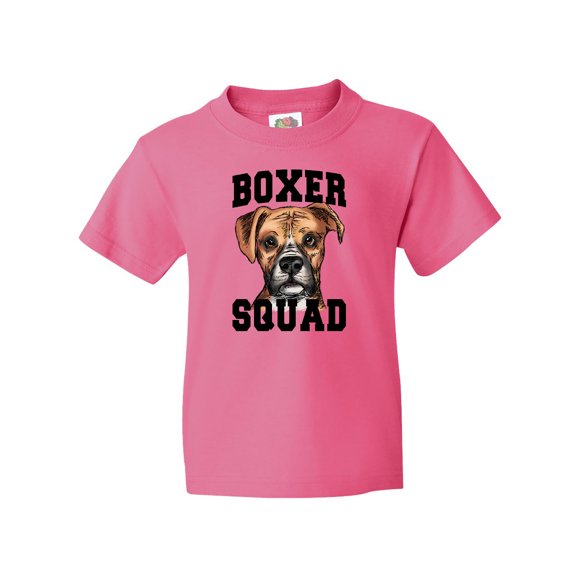 Inktastic Dog Boxer Squad Youth T-Shirt