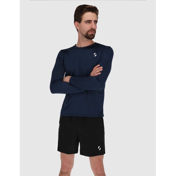 Playera deportiva hombre de manga larga Miles Miles Sportswear Playera de Manga Larga