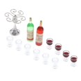 thumbnail image 4 of 1:12 Dollhouse Goblet Rack Kit Bottle Doll Room Decor Accs Parts, 4 of 8