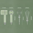 thumbnail image 4 of Batteur à Main à Double Bâton Egg Beater Électrique Portable Fouet à Oeufs Sans Fil 3 Vitesses Réglables en Acier Inoxydable, 4 of 8