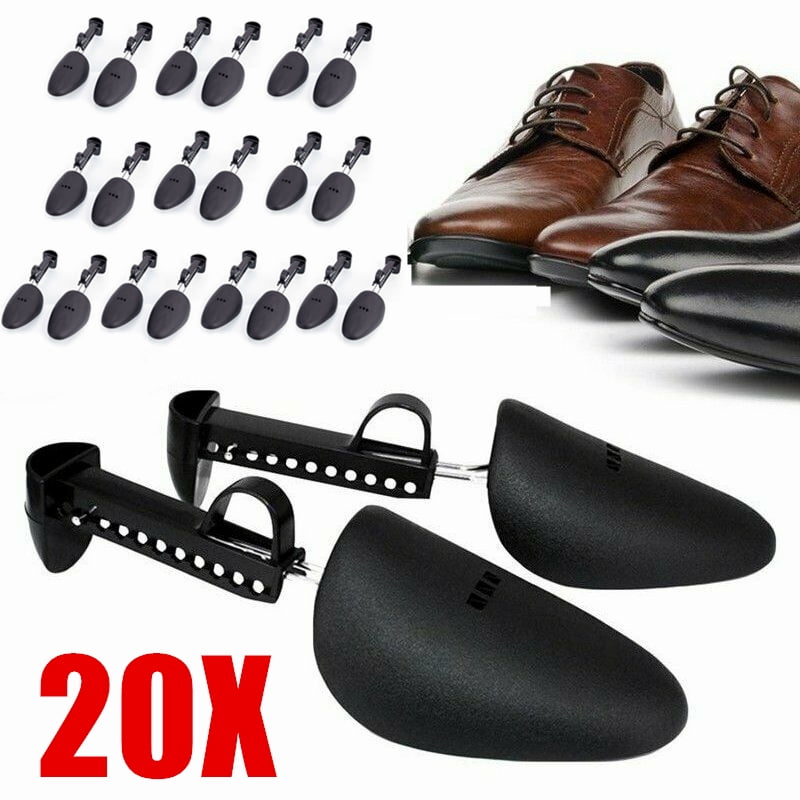 10 Pair Durable Plastic Shoe Tree Men Shoes Stretcher Shaper Keeper Adjustable