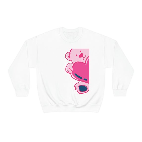 TSmartArt @ Walmart. Peeking Bear. Adult Unisex Sweatshirt, XL-5XL