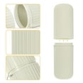 thumbnail image 3 of Portable Toothbrush Organizer Cases Traveling Toothbrush Holders Case Plastic White 7.60"x2.44"x2.24", 3 of 7