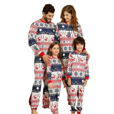 

JYYYBF Christmas Onsies for Family Matching Sets Reindeer Snowflake Geometric Festival Zipper Pajamas for Kids Adults Red Kid 2-3 Years