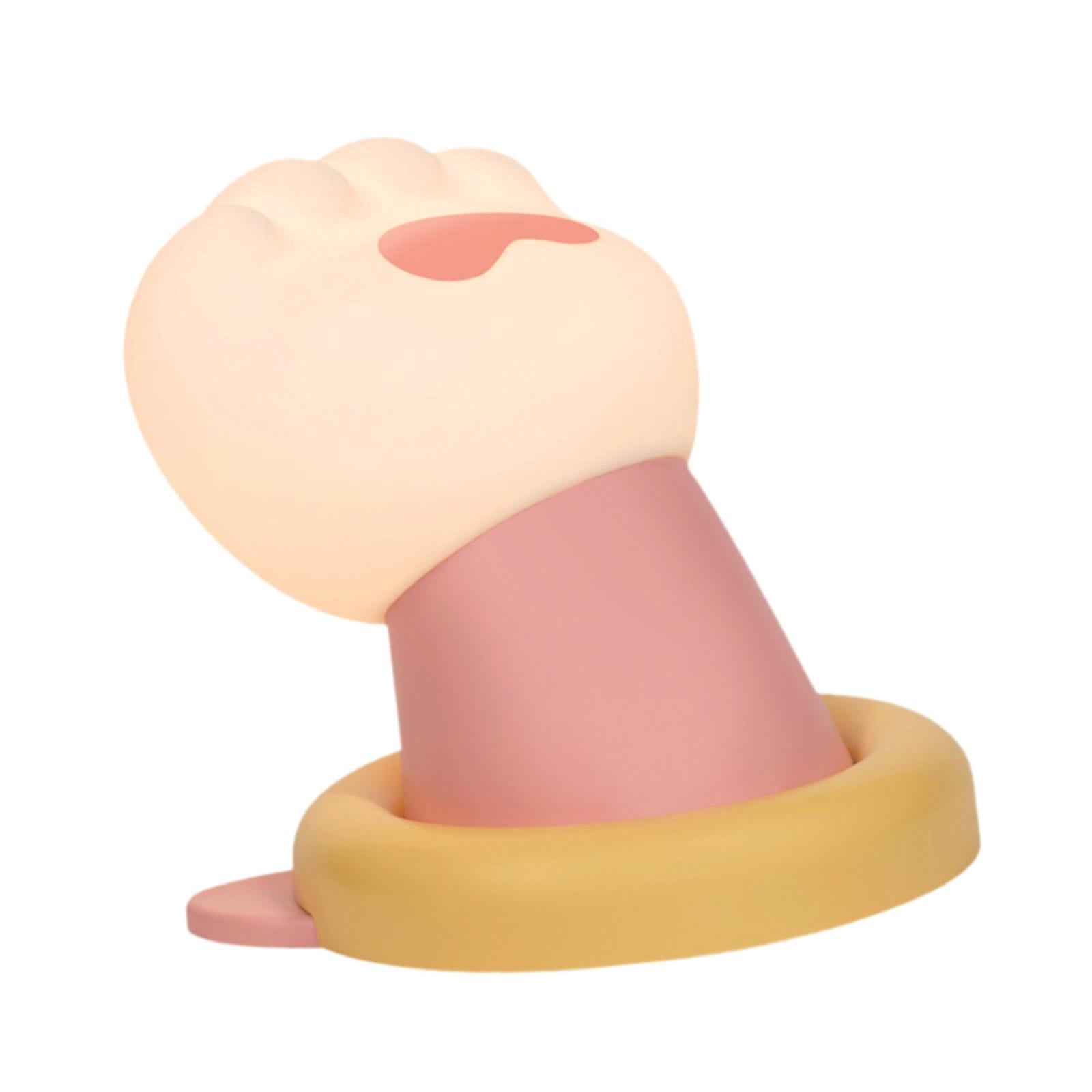 Fzaqwen Hand Clapping Night Light Nursery Nightlight Cat Claw Baby Feeding Lamp Silicone