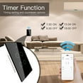 thumbnail image 3 of Mistaha Upgraded 4 Gang Wi-Fi Smart Touch Switch Easy Pairing Multi-control Association Backlight ON/ OFF APP Control Voice Control Compatible with / Home Timing Sharing Relay Status Wall Light Swi, 3 of 6