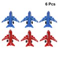 thumbnail image 4 of CIMAXIC 6 Pcs Simulation Mini Airplane Model Toy Educational Cognition Toy for Kids Children (Random Style and Color),3.54"X3.54"X1.5", 4 of 4