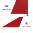 thumbnail image 4 of KAKOWELY 4 Pcs Drapeau Triangle Uni pour Piste et Terrain, Marqueur de Drapeau pour Jeu Extérieur (Rouge), 7.87"X5.12"X0.2", 4 of 5