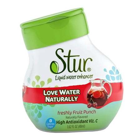 Stur Fruit Punch Water Flavor 1.62 ounce (Single) (Best Fruit To Flavor Water)