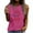 Red Tank Top, variant on Women's Independence Day Tank Tops Summer Patriotic Red White and Blue Graphic Tees Elegant Sleeveless T Shirts Cami Athletic Crewneck Tanks