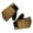 Khaki, variant on comerut 1 Pair Fastener Tape Design Anti-slip Particles Kids Cycling Gloves Camouflage Printing Half Finger Shockproof Boys Girls Sports Gloves Sports Accessory