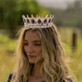 thumbnail image 3 of VERDANVERSE 8Pcs Bridal Tiara Rhinestone Crown Circular Zinc Alloy Rhinestone Headpiece for Women Wedding, 3 of 5