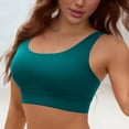thumbnail image 6 of Agkizg Solid Color Backless Bikini Top,Wave Textured Push Up Swim Top,Adjustable Straps Bathing Suits Top for Beach Pool (Women's), 6 of 6
