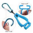 thumbnail image 3 of Uxcell Glove Keeper, Gloves Helmet Grabber Catcher Clips Holder, Sky Blue 2 Pack, 3 of 5