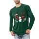 thumbnail image 1 of Blusas y camisas de manga larga con cuello redondo para hombre, ropa deportiva para el hogar, pijamas, camisetas de color liso, blusa deportiva para hombre, poliéster, 1 of 3