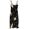 thumbnail image 4 of Fun Pizza Sleeveless Dress for Women Clothing Female Women's Summer Skirt, 4 of 6
