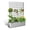 white, variant on Home Large Metal Planter Box with Trellis, 73"x47"x12" Raised Garden Bed with Trellis & Wheels, Outdoor Garden Box with Privacy Screen & Drainage Holes for Climbing Plants Flower Vegetable