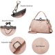 thumbnail image 2 of Bolso Retro de piel sintética con cera de aceite hueca para mujer, bolso cruzado con cierre de beso, bolso de mensajero Vintage, bolsos Vintage con cierre para mujer, 2 of 5